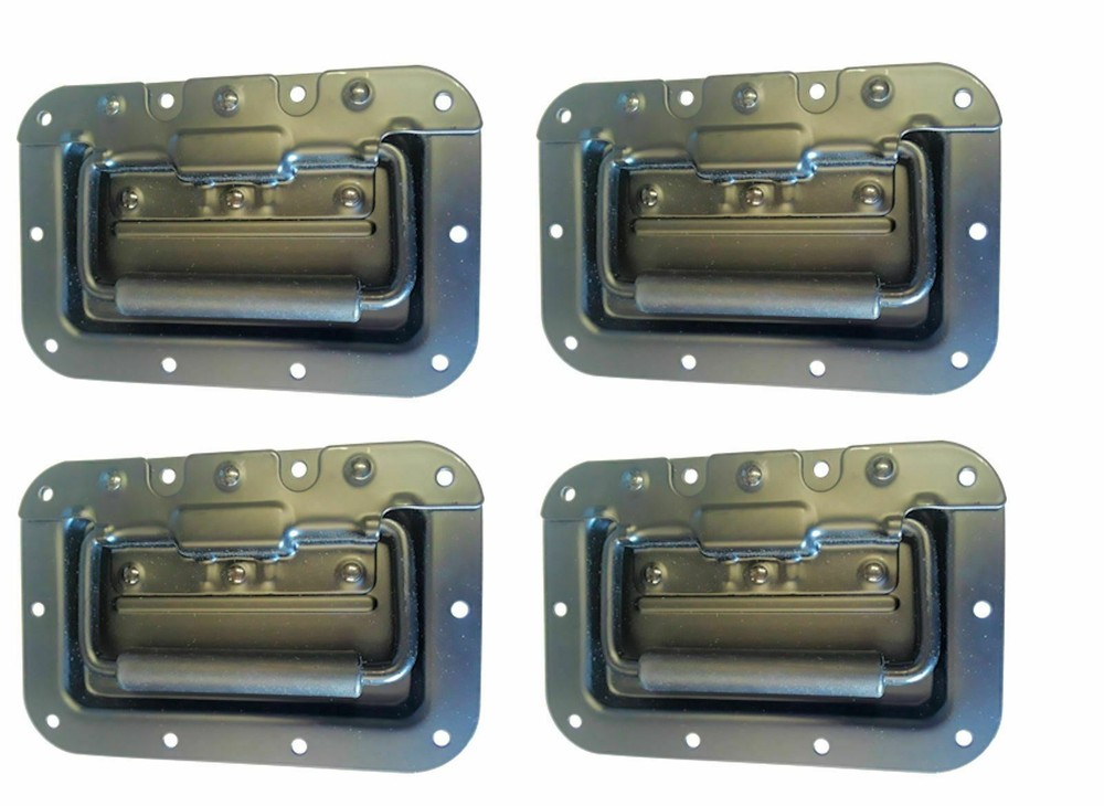 Rectangular Metal Handle for Subwoofer / Cabinet Box 4 x 6 Inches 4×6 4 pack