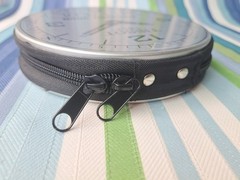 EARLY 2000s TISSOT NAVIGATOR 3000 FACE ZIPPER CD WALLET HOLDS 24