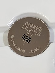 1 pc MAXELL ML2016 ML 2016 3v RECHARGEABLE LITHIUM BATTERY MFD 09/2023