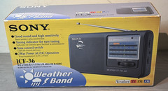 Sony ICF-36 Portable AM, FM Radio – BRAND NEW – AC or battery
