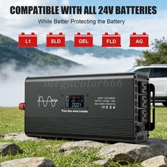Car Pure Sine Wave 5000W/10000W Power Inverter DC 12v to AC 110V-120V Converter