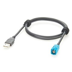 Automotive USB to HSD LVDS Cable HSD 4 Core Z Male to USB 2.0 Type A Male