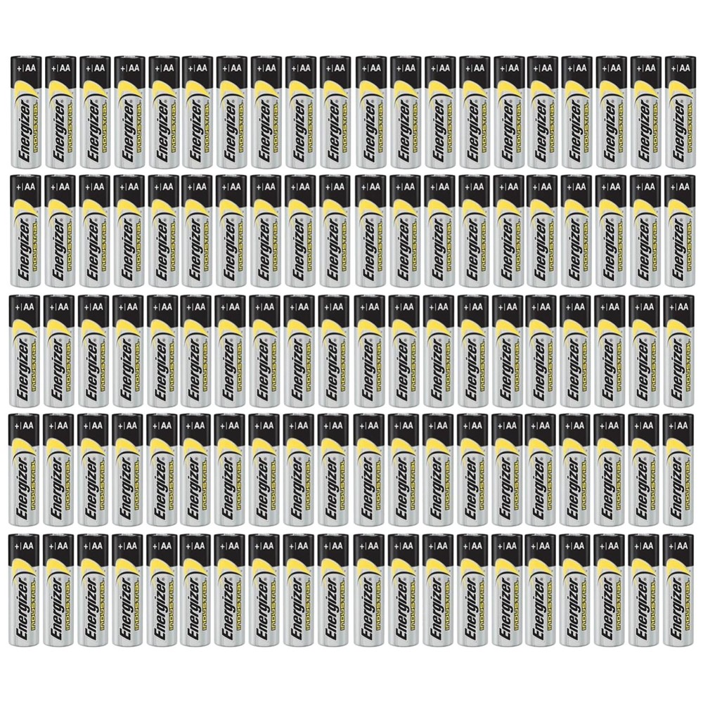 Bulk Pack of 100 AA EN91 Alkaline Batteries