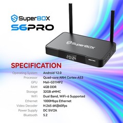 NewSuperBox S6 Pro TV BOX – Authorized Distributor – Ship Same Day Message To Me