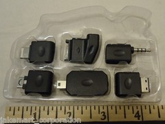 Dynex 6 Piece Adapters Set Plastic Metal