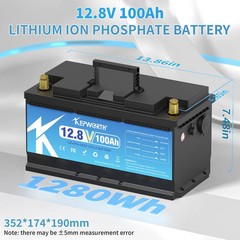 12V 100Ah LiFePO4 Battery Packs Grade A Cells Rechargeable For Outdoor / Home