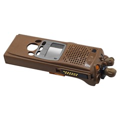 Brown Replacement Housing Case For XTS5000 5000 Model 2 II Radio With Speaker