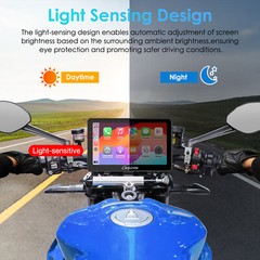 Carpuride W712D Moto Stereo Waterproof Dual Camera Wireless Carplay Android Auto