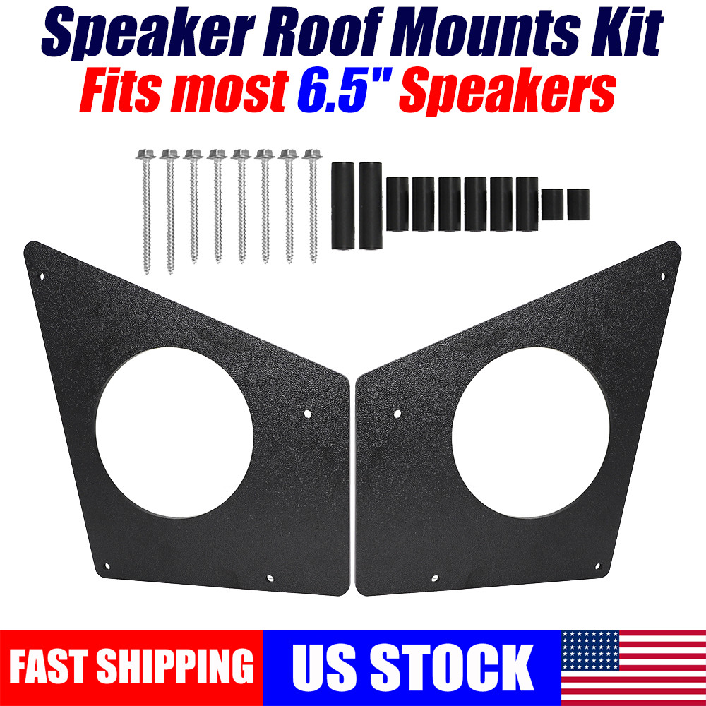 Fits 6.5″ Speaker Roof Mount Mounting Hardware Kit For Can Am Defender 2017-2024