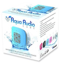 Portable Waterproof Bluetooth Speaker with Suction Cup – 10 Hours Silver