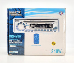 BOSS MARINE MR1420W MP3 COMPATIBLE CD AM/FM RECEIVER 240W CHANNEL NEW IN BOX