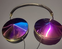 Frends Taylor Headphones OIL SLICK Black Gold. Look & Sound Great