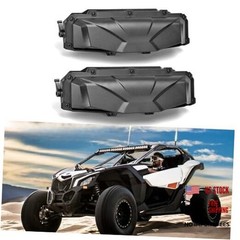 2PCS UTV Windshield Vent Self Install Kit for Hard Coated Polycarbonate