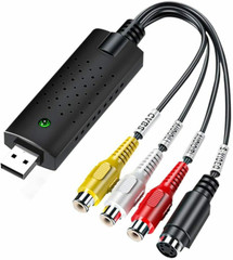 USB 2.0 Audio Video VHS VCR to DVD Converter Capture Card Adapter Digital Format