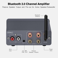 **NEW** Mini Home Audio Stereo Bluetooth 5.4 Component Amplifier, 300W x2