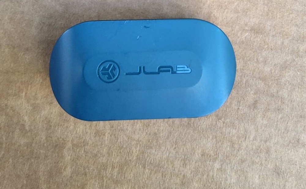 JLab JBuds GO Air Charging Case ONLY – BLUE case.