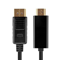 6ft Display Port DP to HDMI Cable Cord Adapter Converter Video HDTV 1080P 60Hz