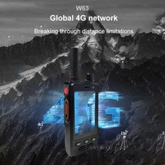 ANYSECU W63 IP68 4G Network Radio Android 9.0 NFC Zello Real-ptt PTT POC Radio