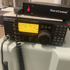 Huge Lot – Icom IC-718 HF Ham Radio Duracomm It-100 Auto-tuner Antennas & More