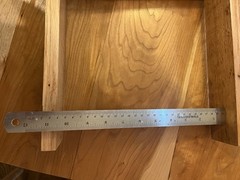 low profile tilted speaker stand wood pair unfinished rustic oak