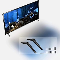 Quick Install TCL TV Base Stand – Supports 28″ to 65″ TVs, Durable ABS