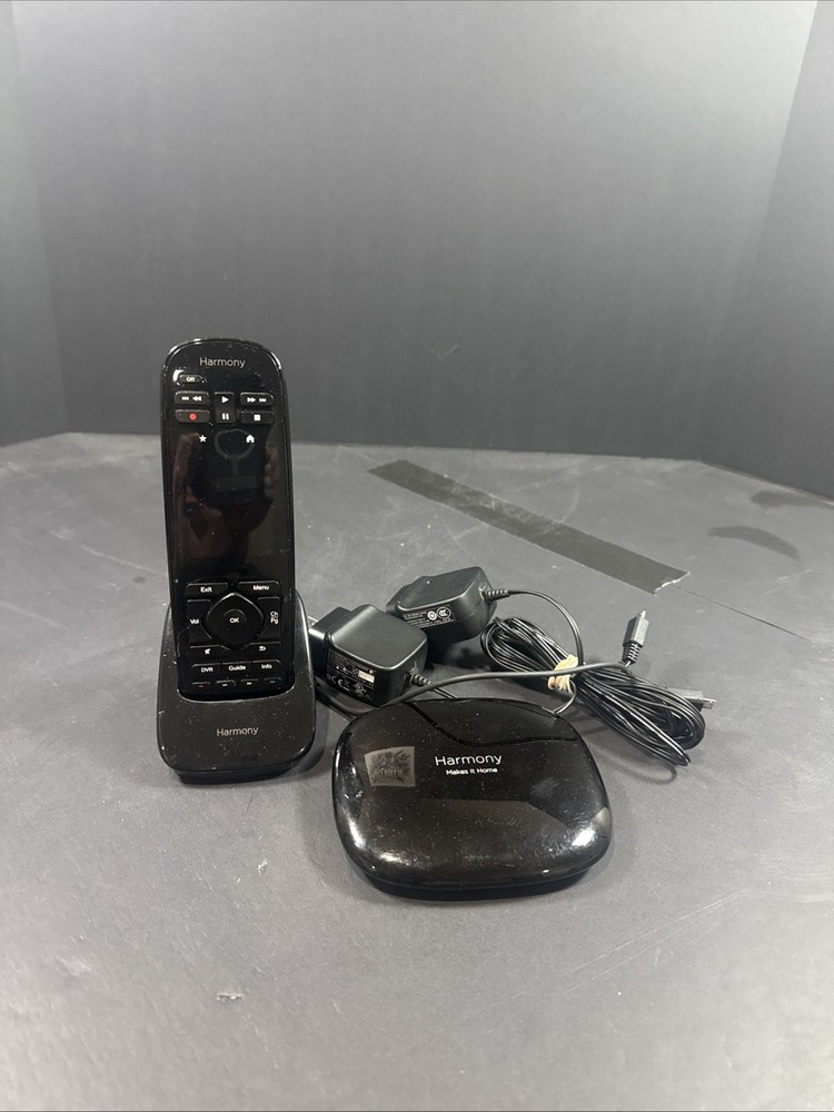 WORKS! LOGITECH HARMONY UNIVERSAL REMOTE 815-000106 AND HUB 815-000118 ALL CORDS