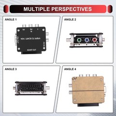 YUV TO RGBS YPBPR to SCART YPBPR TO VGA Component Transcoder Converter Game8591