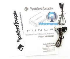 ROCKFORD FOSGATE PBR300X2 PUNCH 2CH AMP 600W MAX SUBWOOFER SPEAKER AMPLIFIER NEW