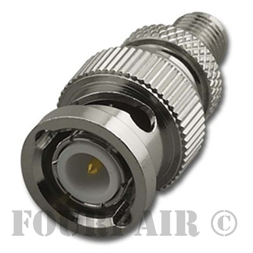 SMA Female to BNC Male – RF Coax Coaxial Adapter Converter Connector Jack Plug