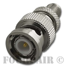 SMA Female to BNC Male – RF Coax Coaxial Adapter Converter Connector Jack Plug