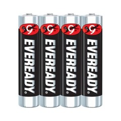 4 PCS Eveready AAA Batteries – Carbon Zinc Super Heavy Duty Power