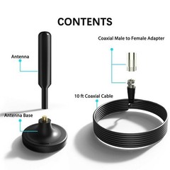 5600 Miles Digital TV Antenna Indoor HDTV Amplified Signal Booster 4K HD 1080P