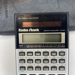 RADIO SHACK EC-4014 Scientific Calculator Solar Powered With Soft Pouch Works