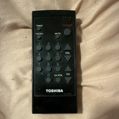 *UNTESTED* Toshiba CU-9207 Wireless TV Remote Control for Toshiba TVs, Black