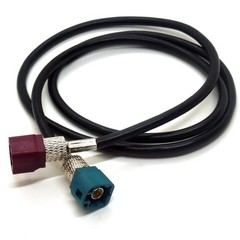 HSD LVDS FAKRA D-Z Male Retrofit Screen Display Converter 0.8m Extension Cable