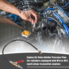 Air Valve Holder Pressure Pipe Cylinder Leakage Testing Assistant Tool with Ball