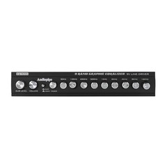 Audiopipe In-Dash 9 Band Graphic Equalizer w/ 9V Line Driver / EQ-909X
