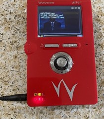 Wolverine MVP 9000 80GB Multimedia Player Digital Audio Photo Video Storage Red