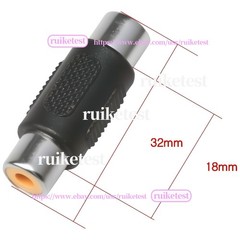RCA Coupler AV Audio Video Female to Female Jack Adapter Connector