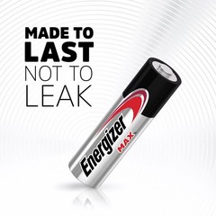 Energizer MAX AA Alkaline Batteries, 48 pack E91TP2-24