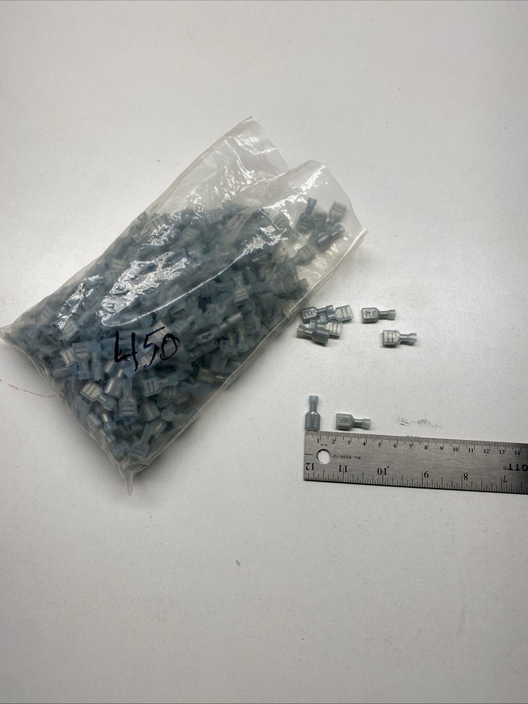 Quick Wire Terminals Metal Plastic Female 16-14 AWG.(450PC) See Pictures ..B19-3