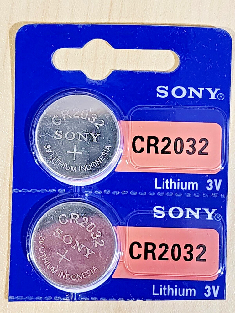 2 pc SONY CR2032 lithium 3v battery cr 2032 (EXPIRATION DATE 2033)