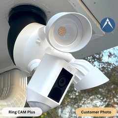 60-deg Soffit Mount for Floodlight Cameras – Ring Pro/Plus, Blink, Wyze & more