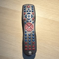 GE Universal Remote Control RC24912-A Black Blue Red Wireless 10m+