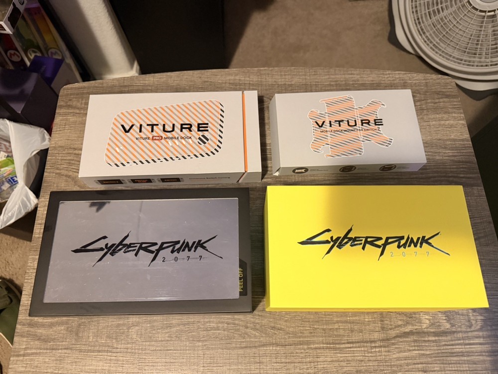 VITURE x Cyberpunk XR Glasses #53/10000! Low number! Pro Dock & Switch 2 Holder.