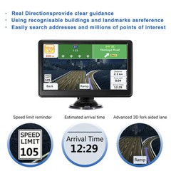 GPS Navigation For Car/Truck Touch Screen Maps w/ Spoken Direction 7″ 8G+256M US