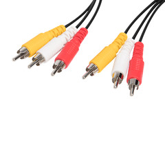 30 Feet 3-RCA (L + R + V) 3 RCA Male to 3 RCA Male Audio Video AV Cable Cord NEW