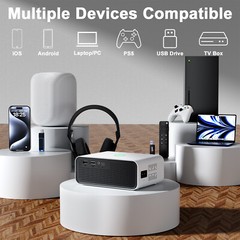 4K Projector Smart Netflix 35000LMS 1080P 5G WiFi Bluetooth Video Home Theater