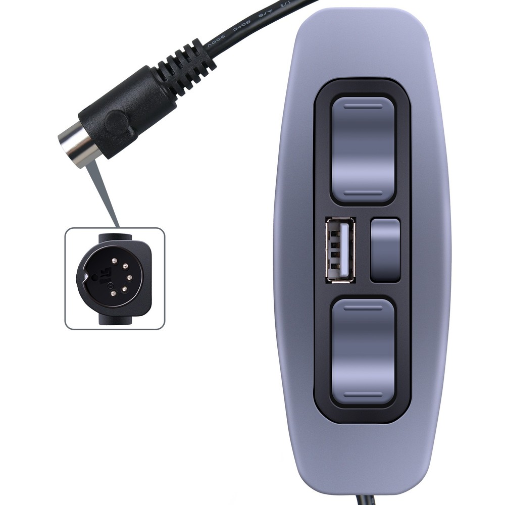For Okin 5 Button Recliner Replacement Parts, Hand Control Handset 5 Pin Plug
