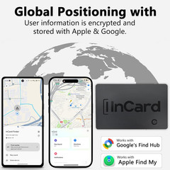 Wallet Tracker (Both iOS and Android) IP68 Bluetooth Smart Finder Card GPS Track